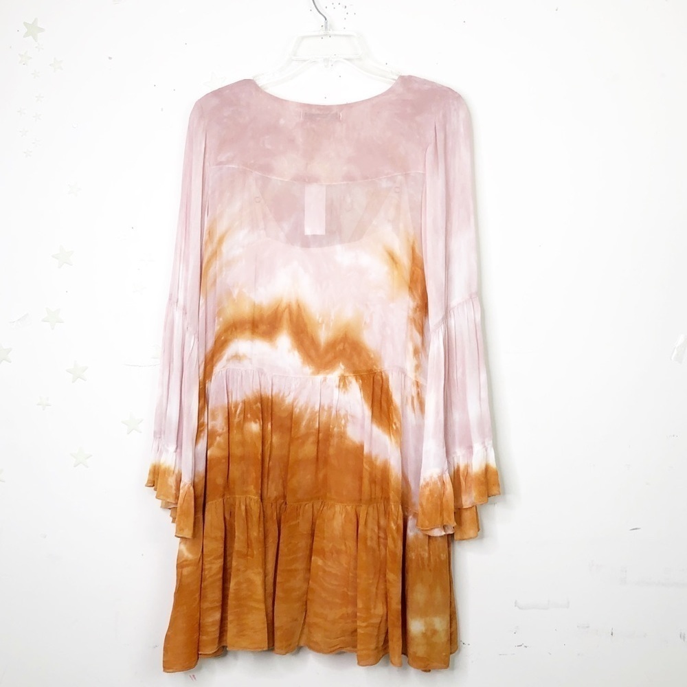 Young fabulous and broke tie-dye BoHo mini Dress - Picture 2 of 13